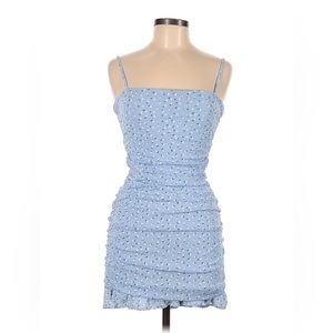 Tiger mist blue floral dress